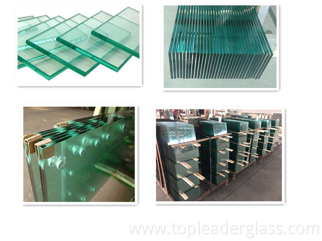 3-19mm Cut Size Clear Tempered Glass For Furniture Toughened Glass